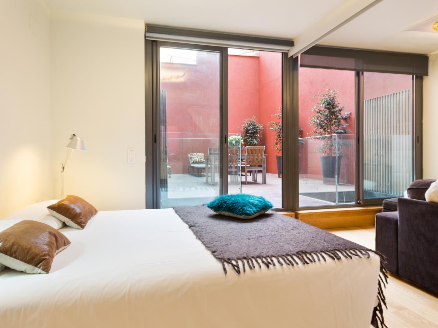 Appartamento con terrazza privata e piscina per 8 persone - My Space Barcelona Appartamenti