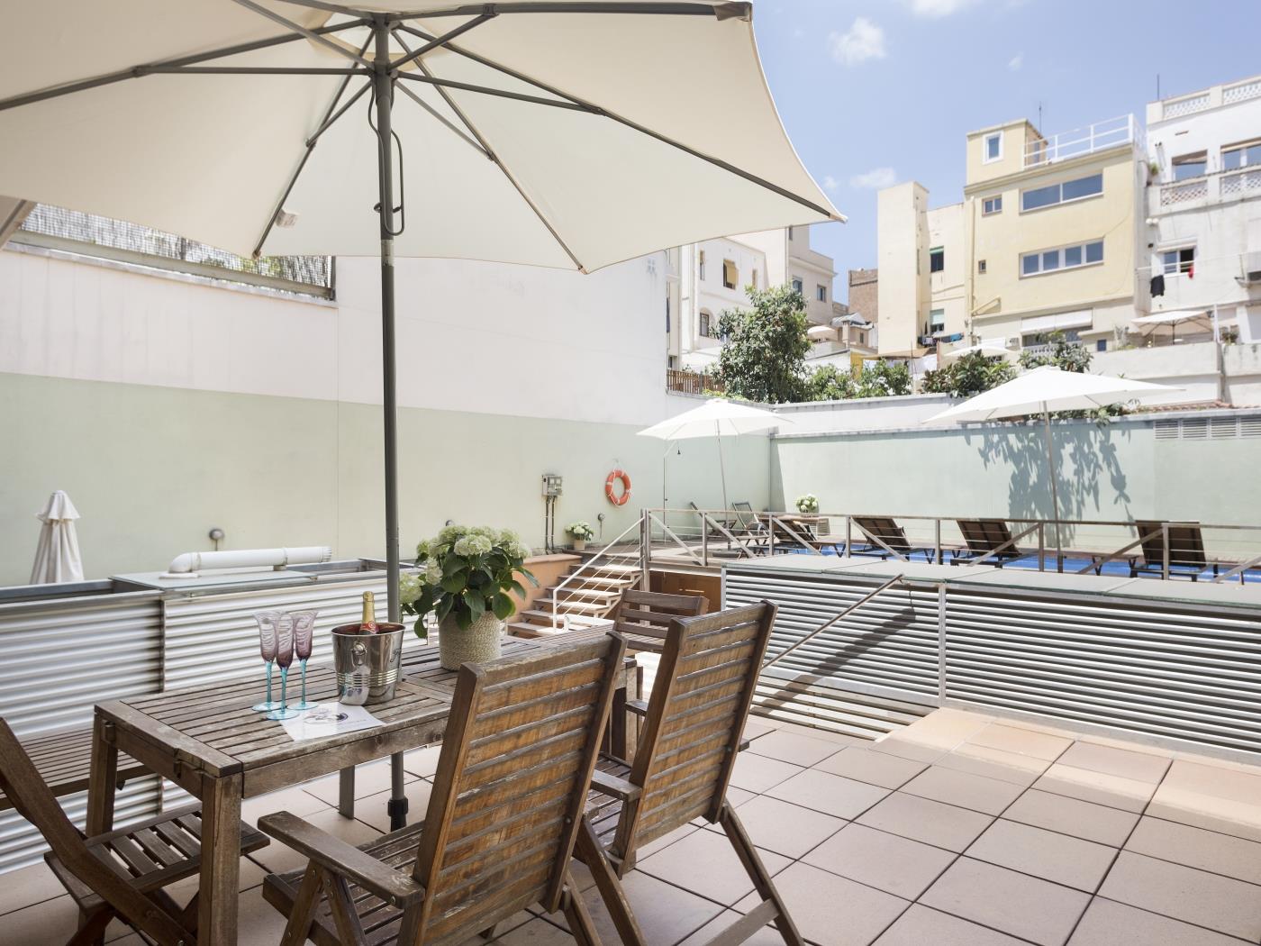 Loft con terrazza e piscina a Gràcia - My Space Barcelona Appartamenti