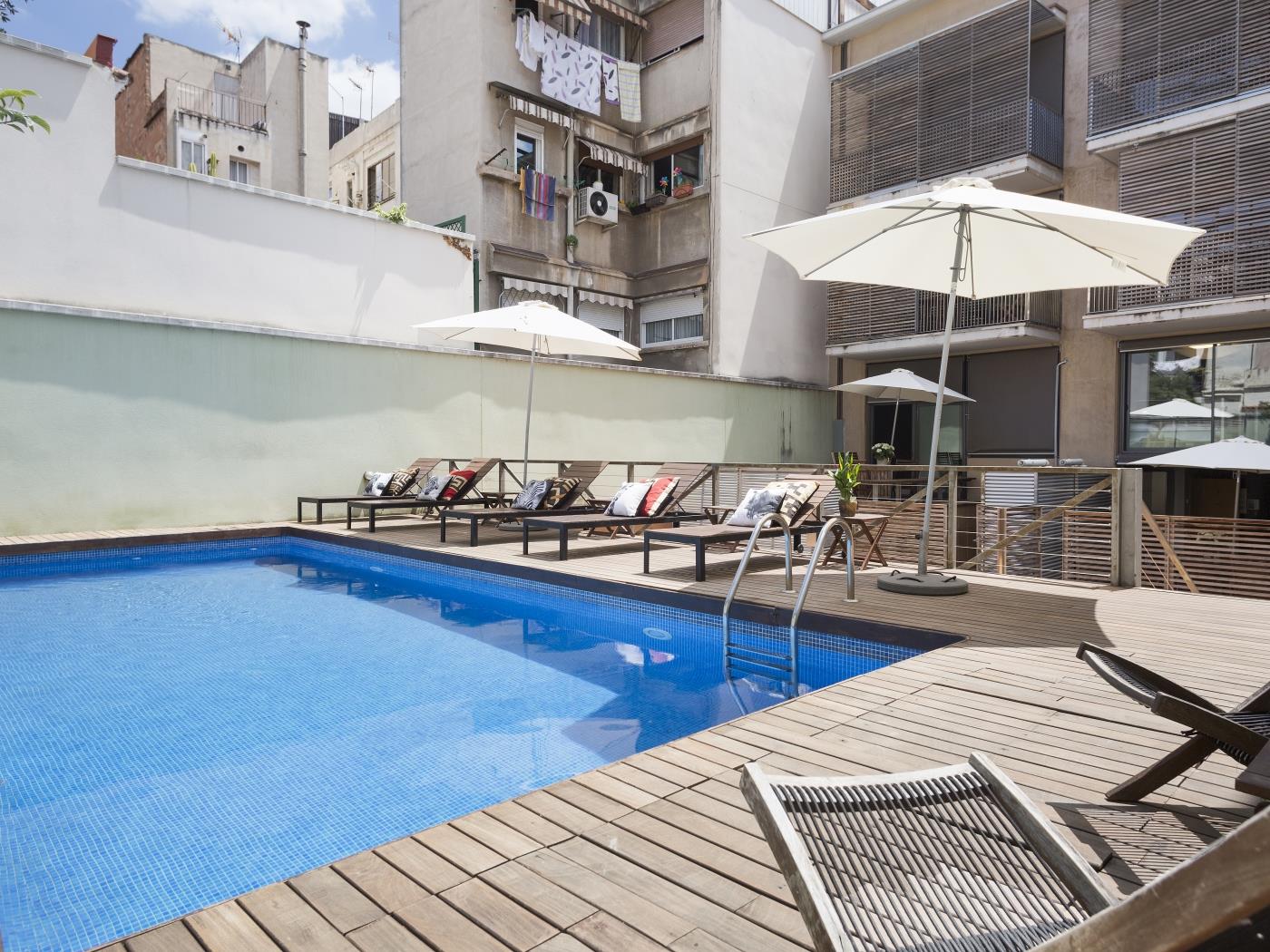 Loft con terrazza e piscina a Gràcia - My Space Barcelona Appartamenti