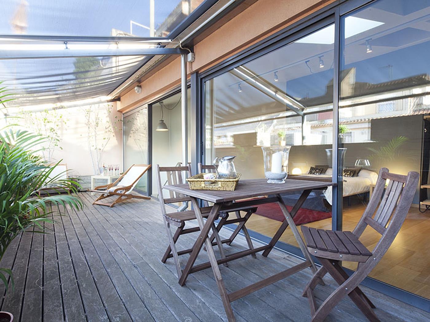 Attico nella Bonanova con terrazza privata per 6 - My Space Barcelona Appartamenti