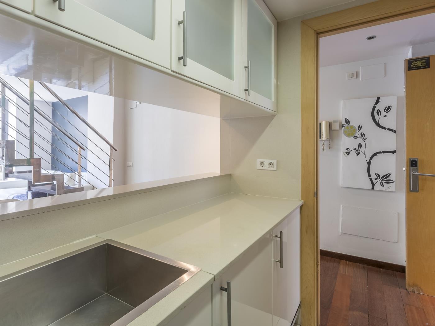 Appartamento con terrazza e piscina vicino al centro per 8 - My Space Barcelona Appartamenti