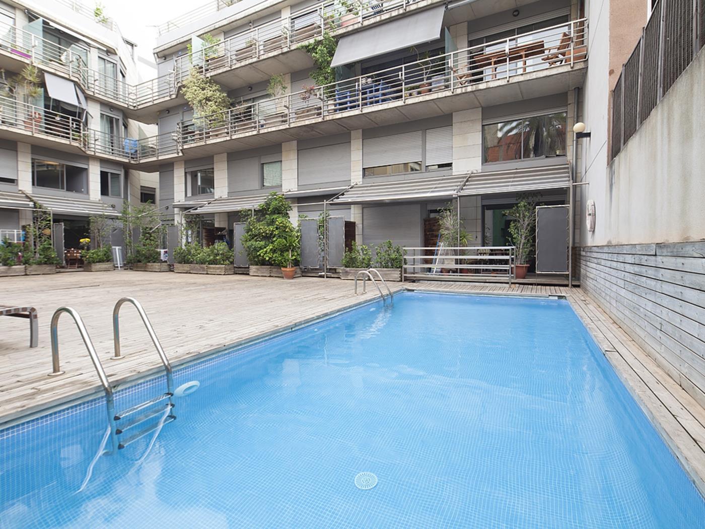 Duplex con piscina vicino al Parc Güell per 6 persone - My Space Barcelona Appartamenti