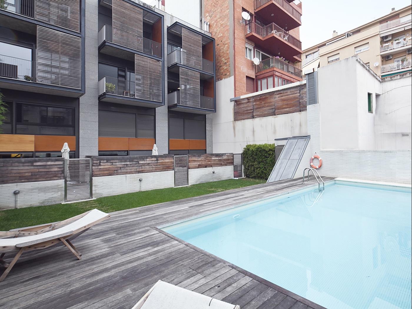 Attico con piscina e terrazza per 8 persone vicino al centro - My Space Barcelona Appartamenti