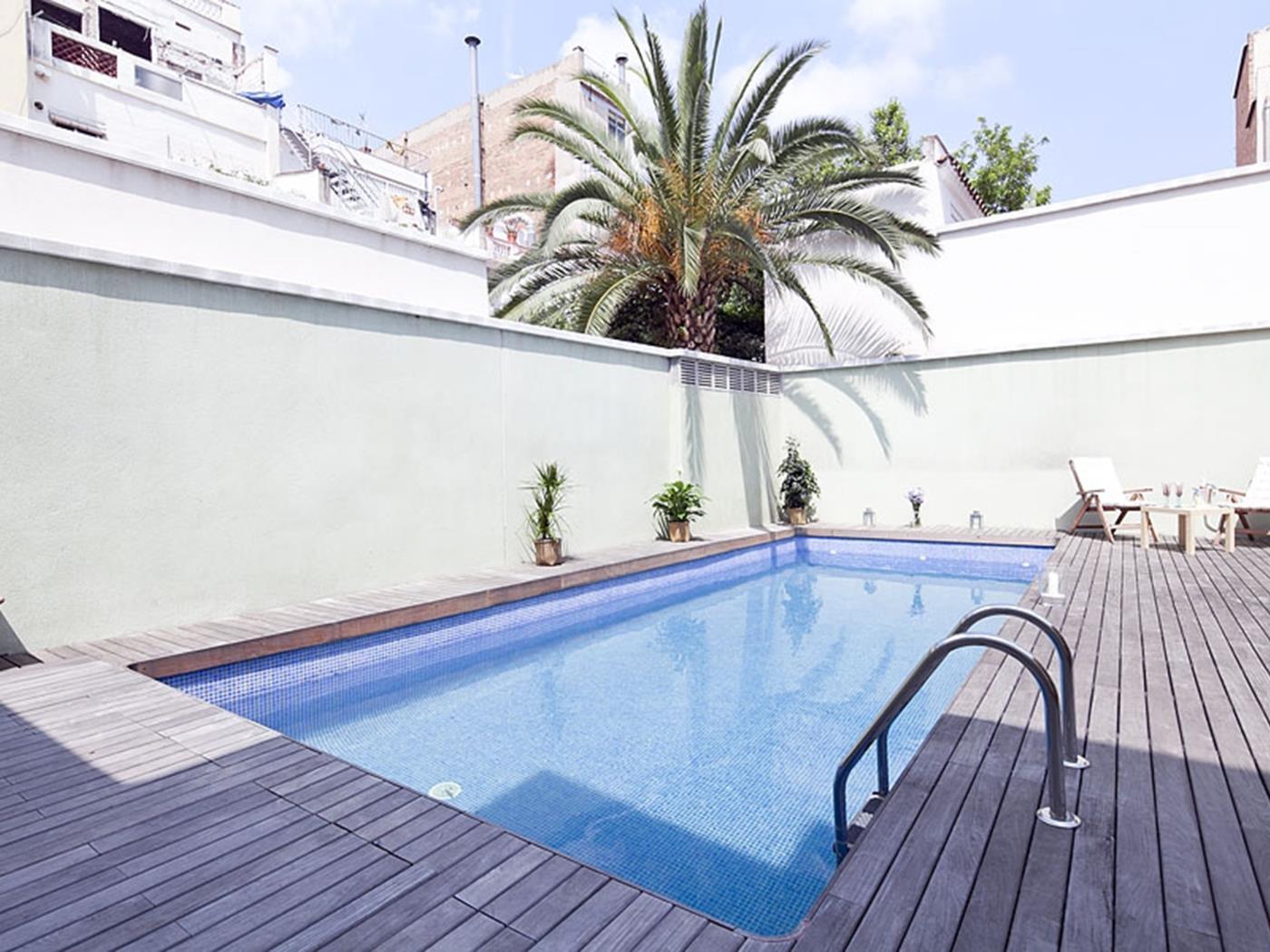Attico con piscina e terrazza a Gràcia - My Space Barcelona Appartamenti