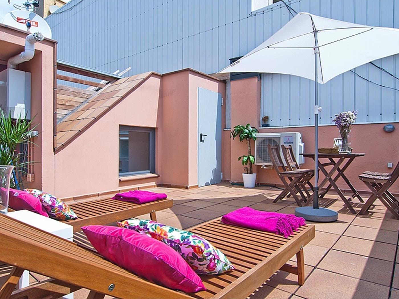 Attico con piscina e terrazza a Gràcia - My Space Barcelona Appartamenti
