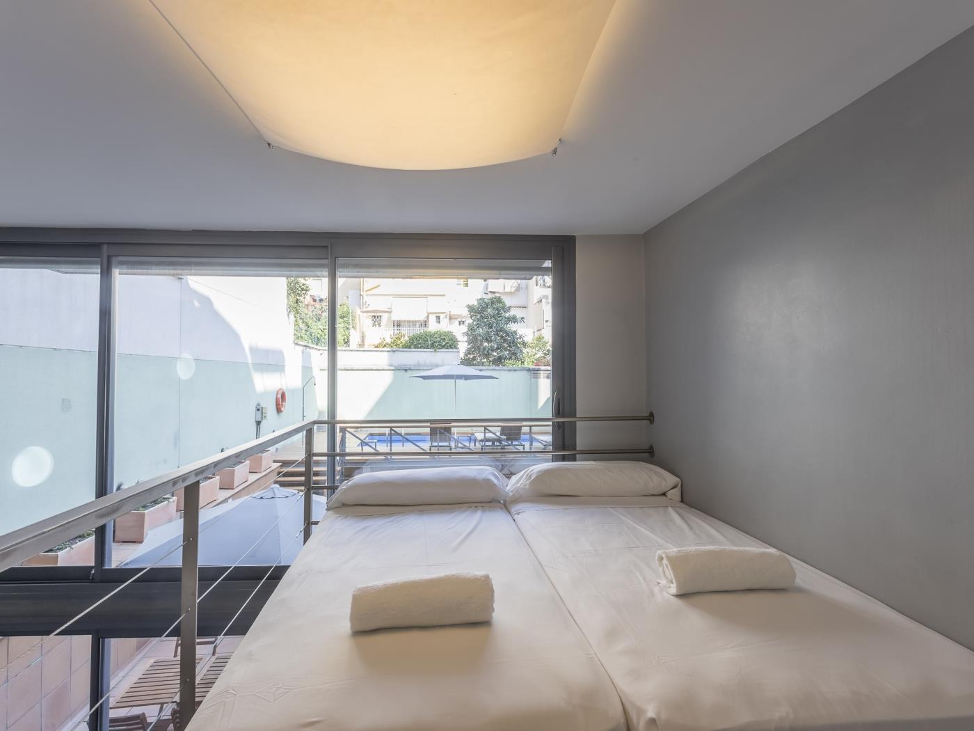 Appartamento con terrazza e piscina in centro - My Space Barcelona Appartamenti