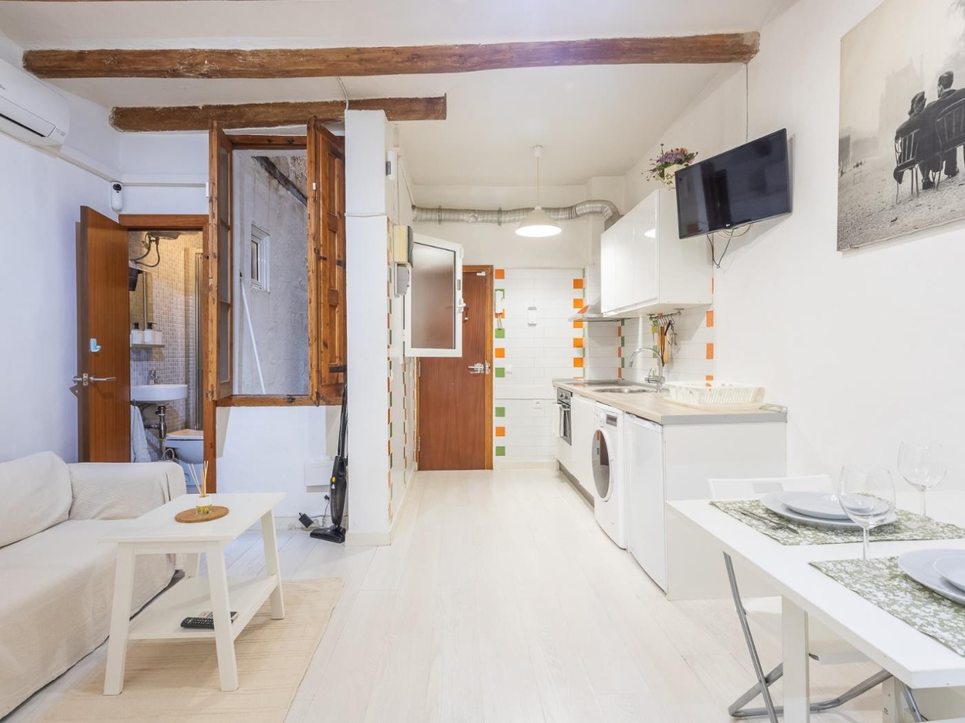 Affascinante Loft a El Born – Minimo 31 Notti, Posizione Top - My Space Barcelona Appartamenti