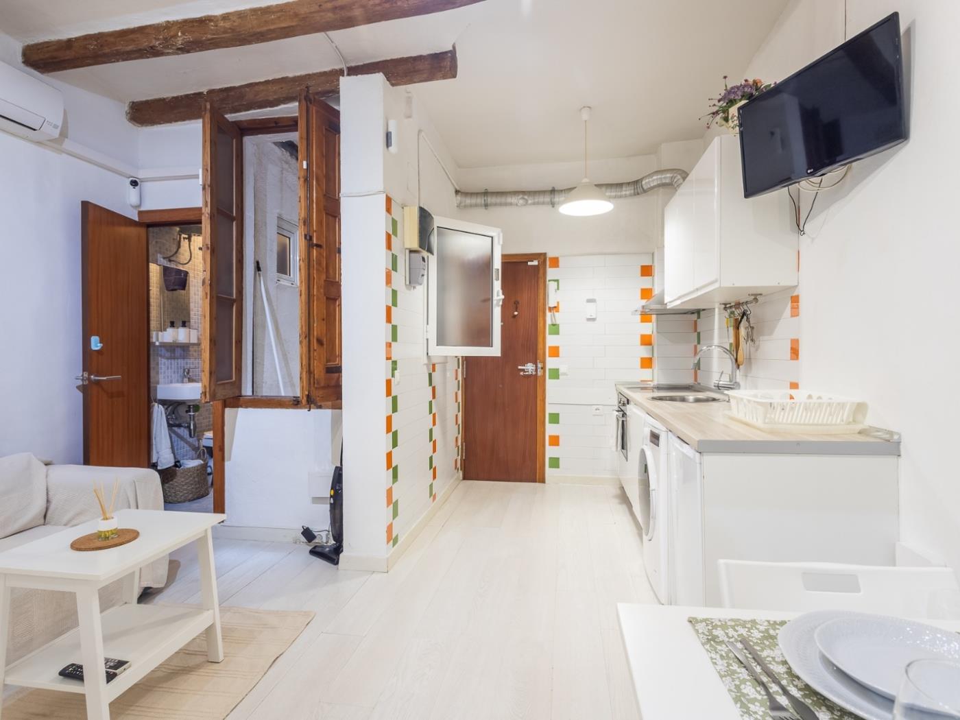 Affascinante Loft a El Born – Minimo 31 Notti, Posizione Top - My Space Barcelona Appartamenti