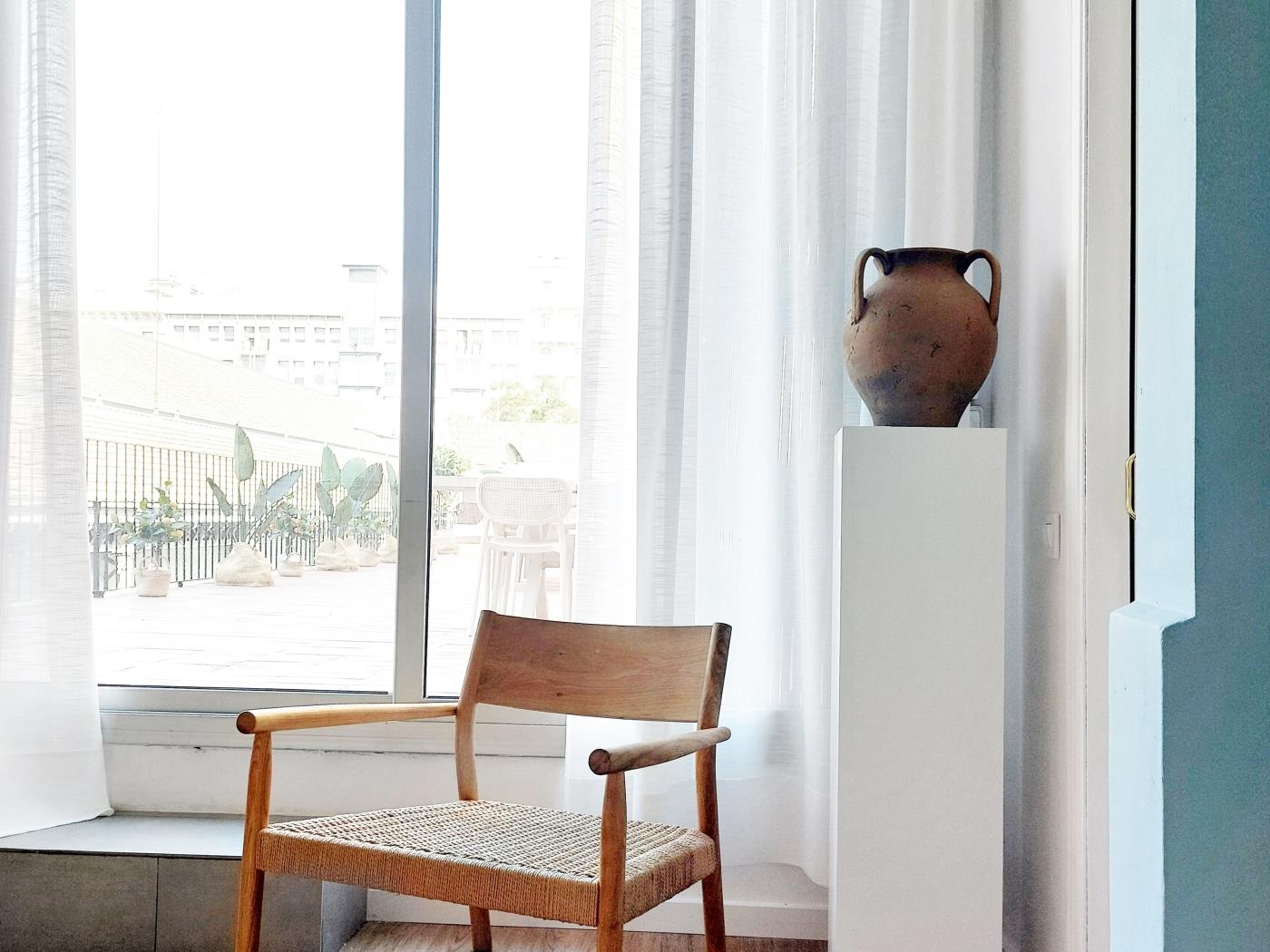 Luminoso appartamento con 3 camere e terrazza nell’Eixample. - My Space Barcelona Appartamenti