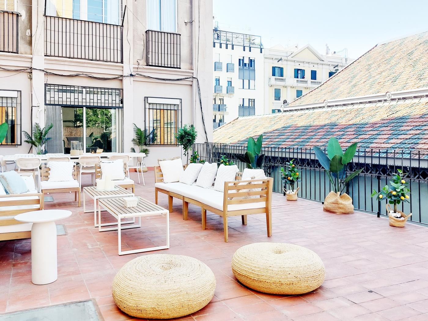 Luminoso appartamento con 3 camere e terrazza nell’Eixample. - My Space Barcelona Appartamenti