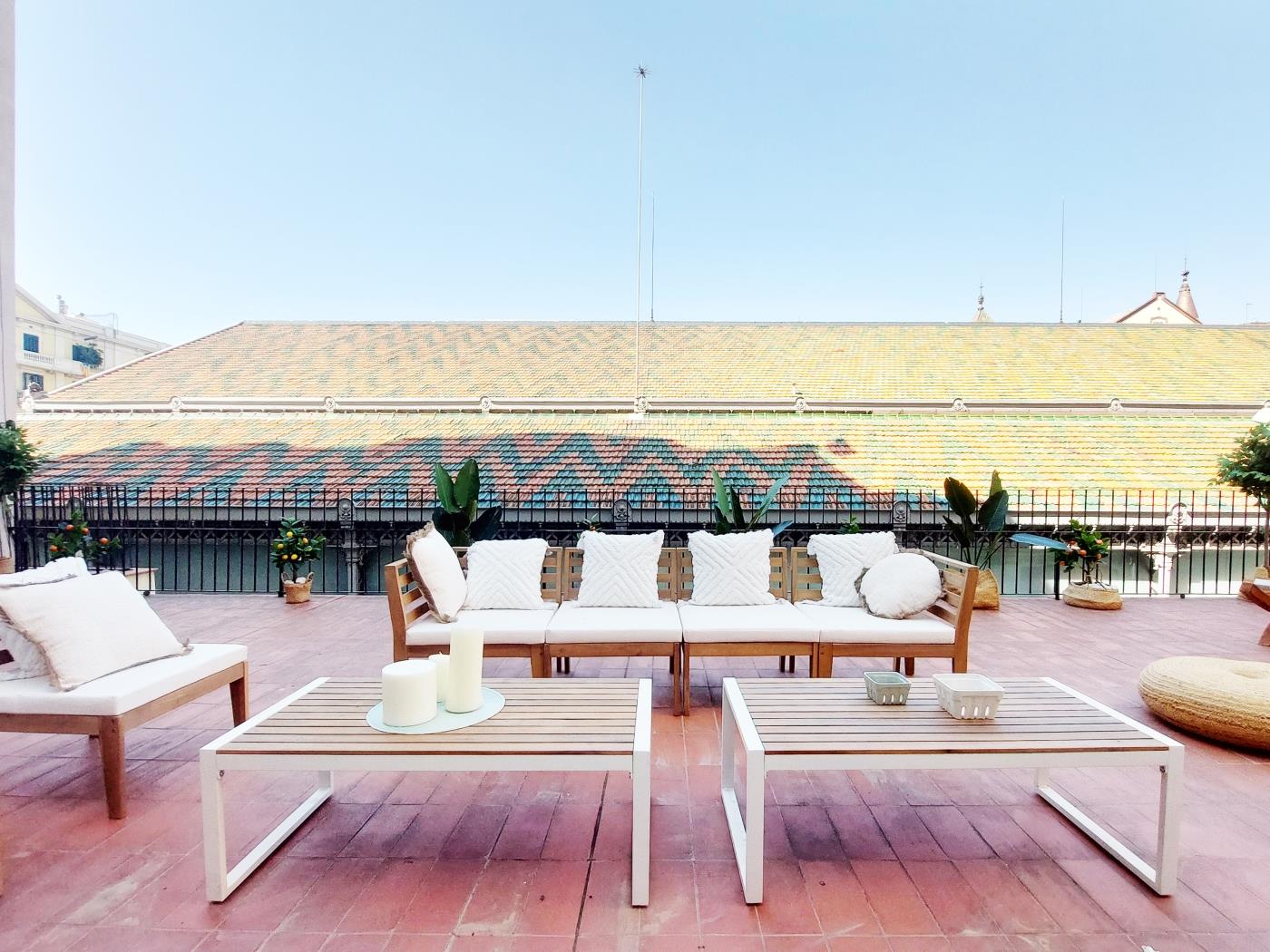 Luminoso appartamento con 3 camere e terrazza nell’Eixample. - My Space Barcelona Appartamenti