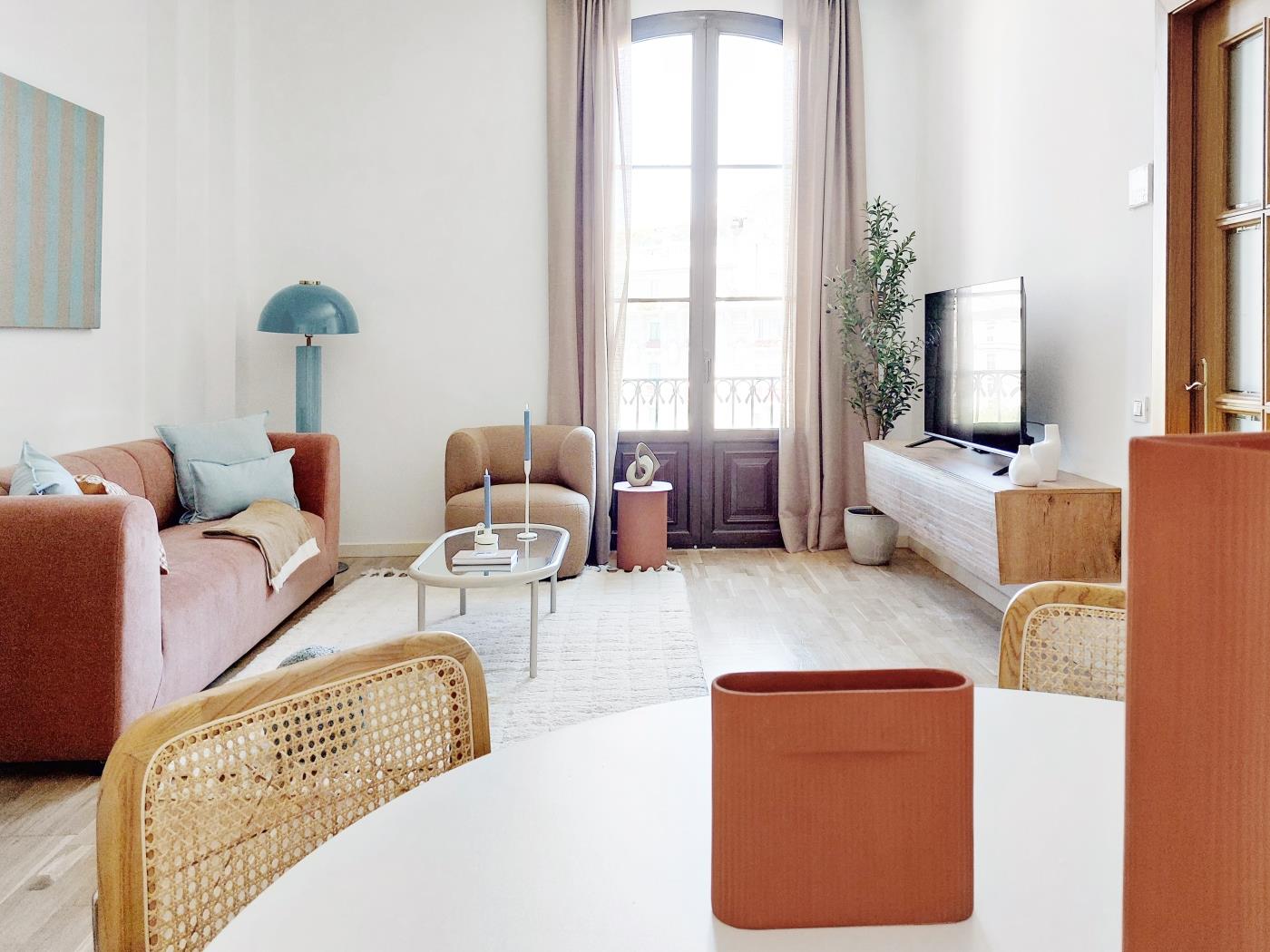 Appartamento luminoso con 2 camere vicino all’Hotel Palace - My Space Barcelona Appartamenti