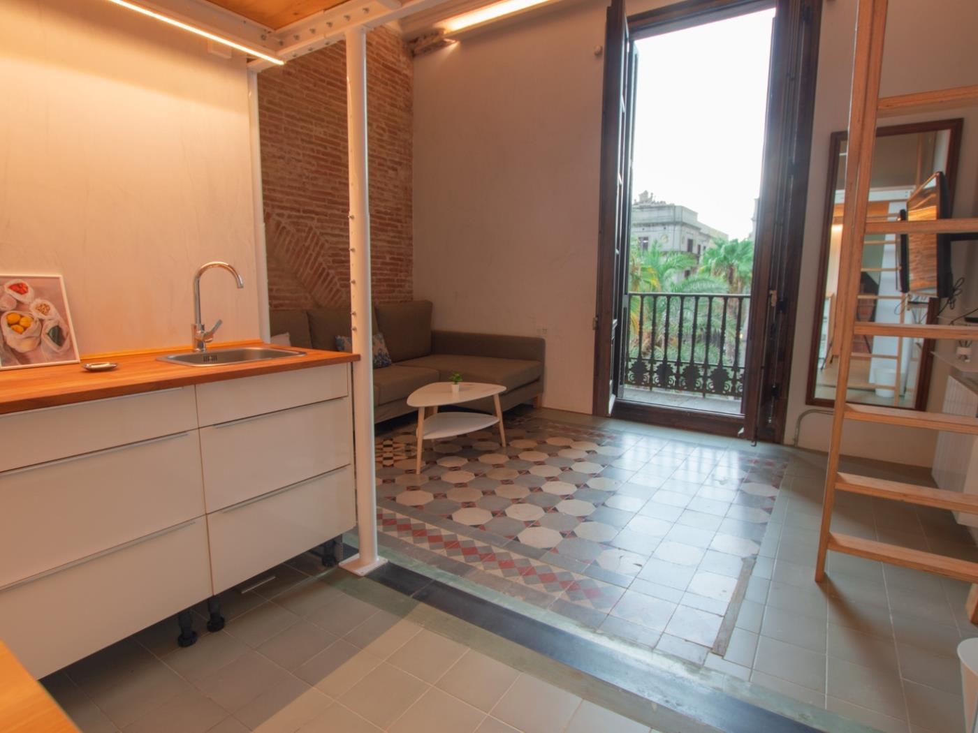 Moderno duplex studio con ampia terrazza in centro - My Space Barcelona Appartamenti