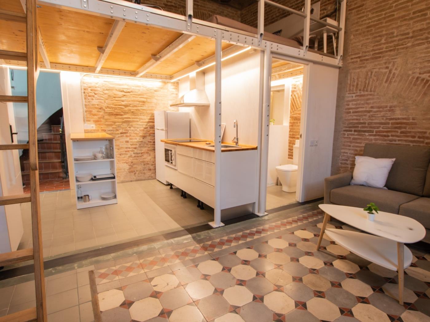 Moderno duplex studio con ampia terrazza in centro - My Space Barcelona Appartamenti